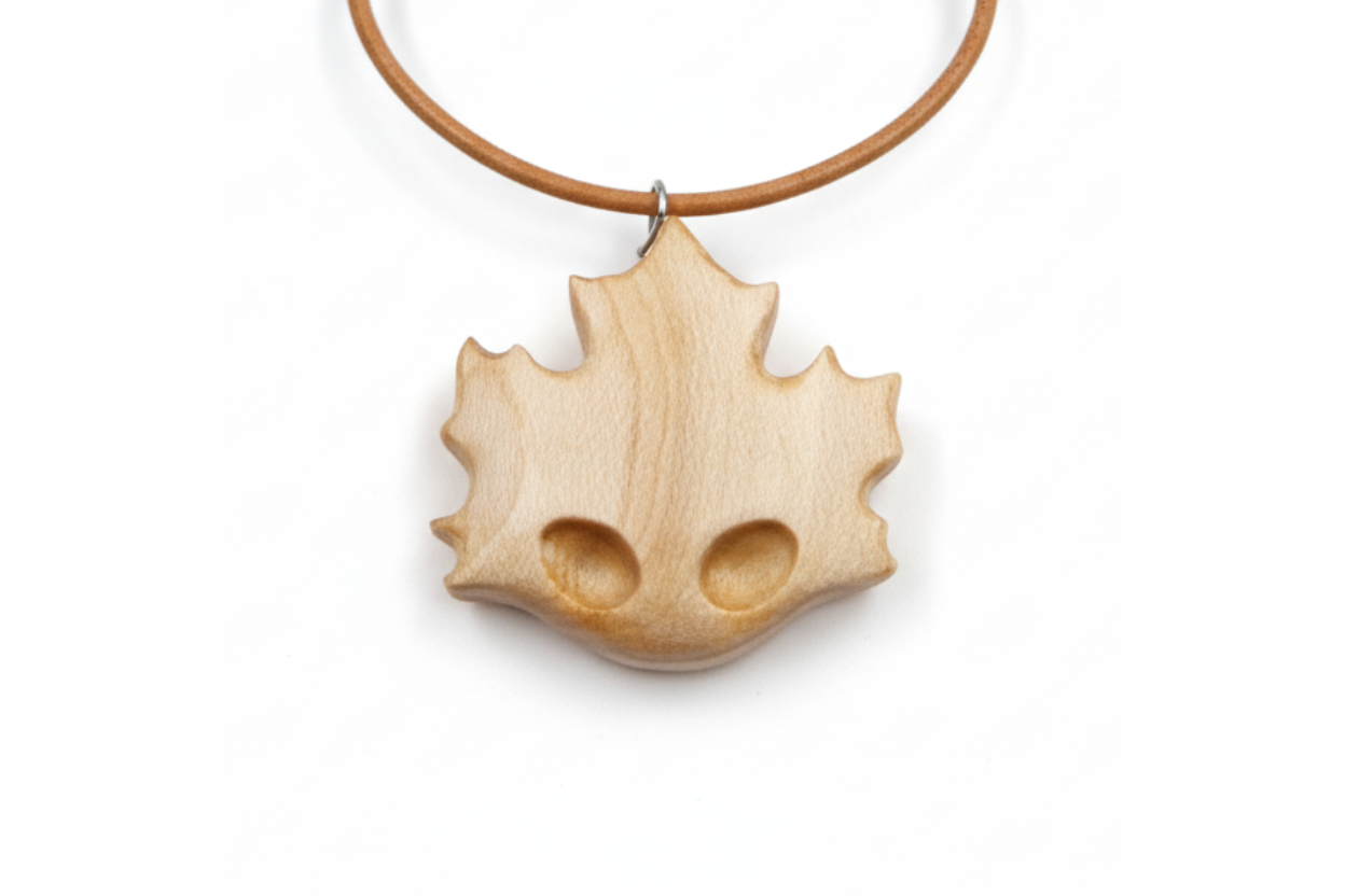 Maple Spirit Pendant - Silver Maple