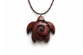 Turtle Pendant — Wengé Wood
