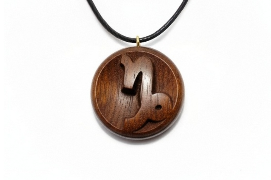 Capricorn Pendant — Wengé Wood