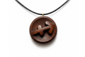 Sagittarius Pendant — Wengé Wood