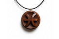 Pisces Pendant — Wengé Wood