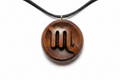Scorpio Pendant — Wengé Wood