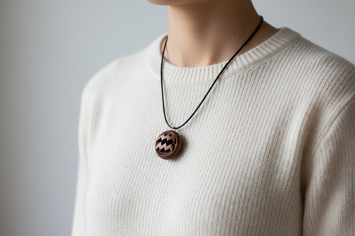 Aquarius Pendant — Wengé Wood
